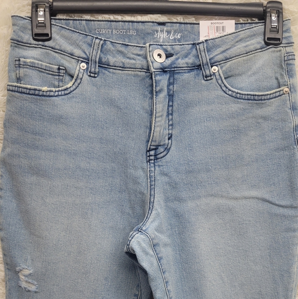 Style & Co Curvy boot cut jeans size 6